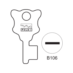 B106 กุญแจมือใหญ่