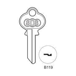 B119 808แม่กุญแจใหญ่ขวา