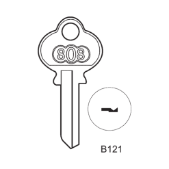 B121 808แม่กุญแจกลางขวา