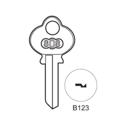 B123 808แม่กุญแจเล็กขวา