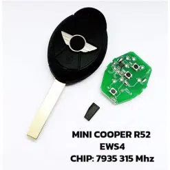 Mini Cooper R52 OEM Remote 3Button 315Mhz Chip 7935