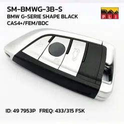 SM-BMWG-3B-S BMW BDC System Smart Remote 3Button (G serie shape Silver)