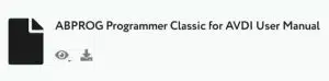 Abrites-ABPROG-progrmmer-classic-manual-banner