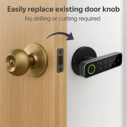 easily replace existing door lock
