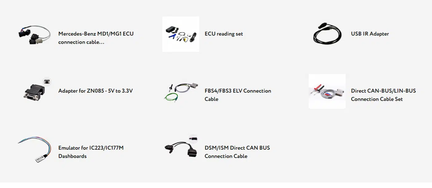 Essential-Hardware-Kit-for-Mercedes-Benz-Passenger-Vehicles-by-ABRITES-inside