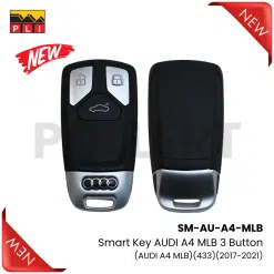 SM-AU-A4-MLB Smart Key AUDI A4 MLB 3 Button 433.92Mhz (2017-2021)