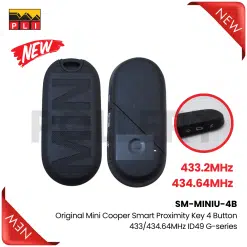 SM-MINIU-4B Original Mini Cooper Smart Proximity Key 4 Buttons 433/434.64MHz