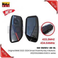 SM-BMWU-4B-BL Original BMW 2022-2024 Smart Proximity Key 4 Buttons 433/434.64MHz