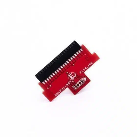 ## Universal MAGBench: BDM Delphi Adapter

**SKU:** FLX4.10E

### อะแดปเตอร์โปรแกรม ECU Delphi ในโหมด BDM

อะแดปเตอร์สำหรับเชื่อมต่อและโปรแกรม **ECU Delphi** ที่ใช้ไมโครโปรเซสเซอร์ **Motorola MPC5xx** ผ่านโหมด **BDM**

ตัวอะแดปเตอร์มาพร้อม **ไฟ LED สำหรับส่องสว่างบริเวณจุดเชื่อมต่อ** ช่วยให้ทำงานได้สะดวกและแม่นยำยิ่งขึ้น พร้อมติดตั้ง **ไมโครชิปสำหรับระบุรุ่น ECU** ทำให้เครื่อง **FLEX** สามารถตรวจจับและระบุรุ่น ECU ที่เชื่อมต่อได้โดยอัตโนมัติ

**จุดเด่น**

* รองรับการโปรแกรม ECU Delphi ผ่าน **BDM**
* สำหรับ ECU ที่ใช้ **Motorola MPC5xx**
* มีไฟ LED ช่วยส่องสว่างขณะทำงาน
* มีไมโครชิปช่วยให้ FLEX ตรวจจับรุ่น ECU ได้
* ออกแบบมาเพื่อใช้งานร่วมกับ **Universal MAGBench**
